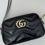 Gucci GG Marmont Series of small shoulder bag Black